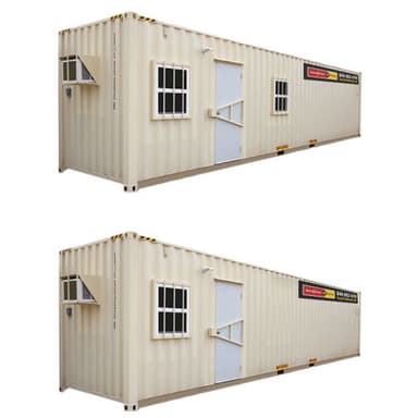 40’ Office/Storage Combo Container