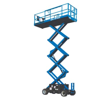 26' - 27' Rough Terrain Scissor Lift - Diesel